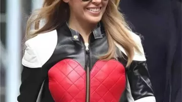 Valentine Day Kylie Minogue Red Heart Jacket