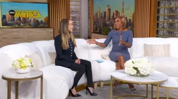 Khaite Samuel Jacket worn by Gabby Bernstein as seen in Good Morning America on January 5, 2026