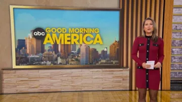 Alexia Admor Juniper Dress worn by Ginger Zee as seen in Good Morning America on January 5, 2026
