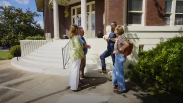 Birkenstock Madrid Big Buckle Sandals worn by Erin Napier as seen in Home Town (S10E01)