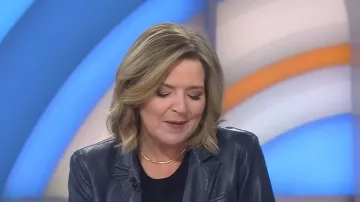 Cinq a Sept Louisa Jacket worn by Christine Romans as seen in Today on January 5, 2026