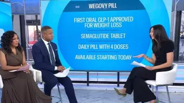 Alice + Olivia Sabine Cashmere Cardigan worn by Natalie Azar as seen in Today on  January 5, 2026