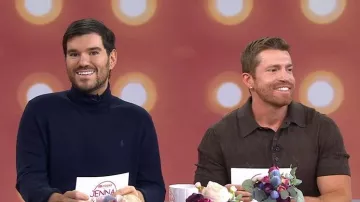 Polo Ralph Lauren Wool Turtleneck Sweater worn by Danny Murphy as seen in Today with Jenna & Friends on January 5, 2026