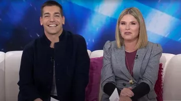 Veronica Beard Bayard Dickey Colorblock Jacket worn by Jenna Bush Hager as seen in Today with Jenna & Friends on January 5, 2026