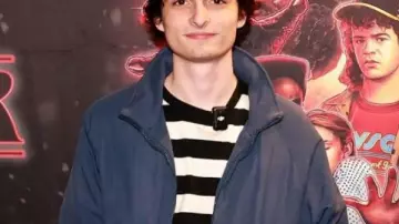 Finn Wolfhard Stranger Things 5 El final Pantalla de fans de Mike Wheeler (Finn Wolfhard) en Stranger Things (T05)