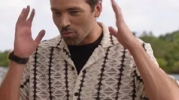 Lost in Paradise Ian Harding Crochet Shirt as seen in Lost Paradise (S01)