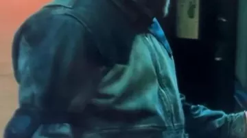 Stranger Things S05 David Harbour Leather Jacket worn by Jim Hopper (David Harbour) in Stranger Things (S05)