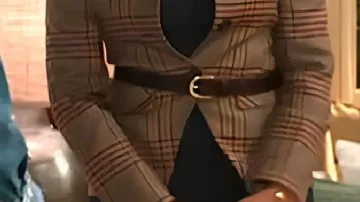 Plaid Jacket worn by Naomi Hamilton Hawthorne (Arielle Prepetit) in Beyond the Gates