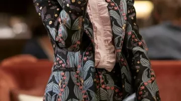 Floral Blazer worn by Emily Cooper (Lily Collins) in Emily in Paris