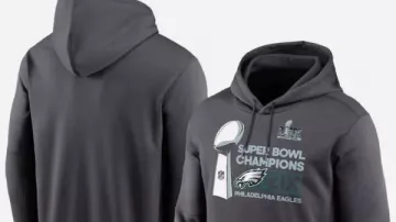 Philadelphia Eagles Super Bowl LIX Champions Black Hoodie
