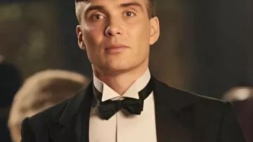 Thomas Shelby 3 Piece Black Tuxedo Suit worn by Thomas 'Tommy' Shelby (Cillian Murphy) as seen in Peaky Blinders: The Immortal Man