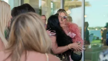 Chanel L Pre-Owned 2021 Matelasse Shoulder Bag worn by Taja Abitbol as seen in Members Only: Palm Beach (S01E02)