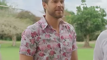 James Trevena Lost in Paradise 2026 Floral Shirt worn by Julian (James Trevena-Brown) in Lost in Paradise