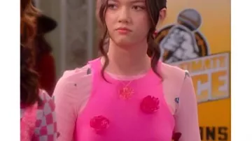 Electric Bloom 2026 Tulip Aoki Butterfly Top worn by Tulip (Ruby Marino) in Electric Bloom (S01)