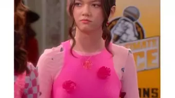 Electric Bloom 2026 Tulip Aoki Butterfly Top worn by Tulip (Ruby Marino) in Electric Bloom (S01)