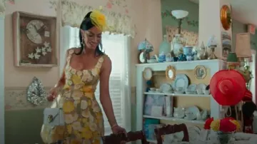 Dolce & Gabbana Small Devotion Leather Bag worn by Ro-mina Ustayev as seen in Members Only: Palm Beach (S01E02)