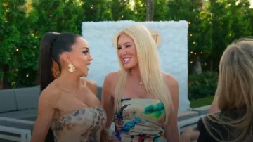 Ramy Brook Dominika Strapless Gown worn by Rosalyn Yellin as seen in Members Only: Palm Beach (S01E02)