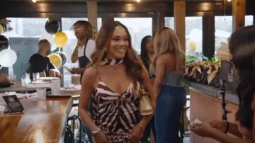 Katie May Tiki Gown worn by Ashley Darby as seen in The Real Housewives of Potomac (S10E13)