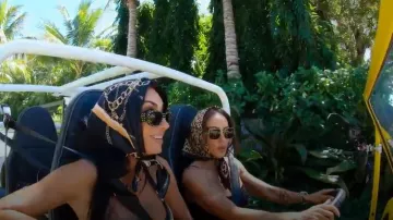 Versace VE4361 MEDUSA BIGGIE Sunglasses with Luxury Eyewear kit worn by Ro-mina Ustayev as seen in Members Only: Palm Beach (S01E03)