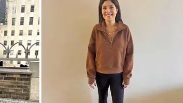 Crz yoga Butterluxe Yoga Leggings worn by Adrianna Barrionuevo Brach as seen in Today on January 6, 2026