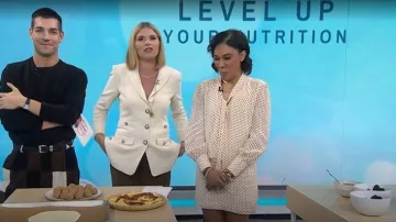 Veronica Beard Terre Dickey Textured Cotton Jacket worn by Jenna Bush Hager as seen in Today with Jenna & Friends on January 6, 2026