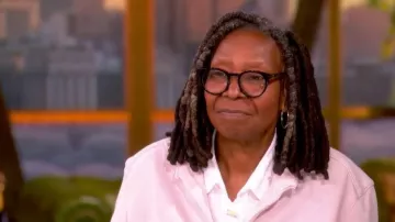 Frank & Eileen Sweatshirt Button-Up worn by Whoopi Goldberg as seen in The View on January 6, 2026