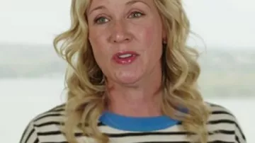 Striped T-Shirt worn by (Jenny Marrs) as seen in Fixer to Fabulous (S06)