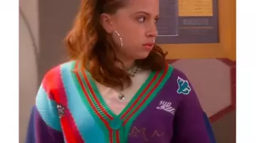 Electric Bloom S01 Jade Castillo Crop Cardigan worn by (Carmen Sánchez) in Electric Bloom (S01)