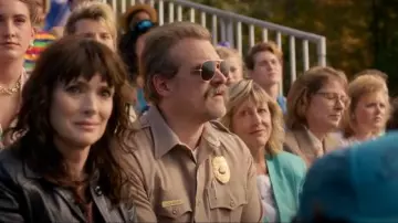 Ray Ban Outdoorsman Sunglasses worn by Jim Hopper (David Harbour) as seen in Stranger Things (S05E08)