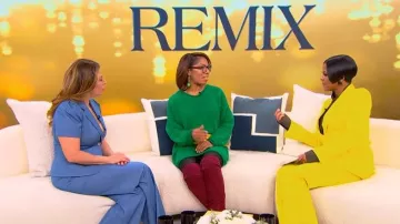 Bcbg High-Rise Wide-Leg Pants worn by Valerie Greenberg as seen in Tamron Hall Show on January 5, 2026