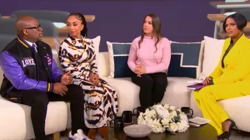 J. Crew Cable Mockneck Sweater worn by Vanessa as seen in Tamron Hall Show  on January 5, 2026