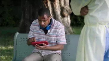 Buffalo David Bitton Sixle Shirt worn by Winston Ndugu (Anthony Hill) as seen in Grey's Anatomy (S22E06)