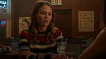 Gap CashSoft Crewneck Sweater worn by Paramedic Lyla 'Lizzie' Novak (Jocelyn Hudon) as seen in Chicago Fire (S14E07)
