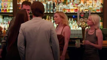 Oh Polly Lunara Mini Vestido Corsé Drappeado que lleva Audrey Lingle como se ve en Vanderpump Rules (S12E05)