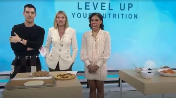 Reformation Marcie Dress worn by Vanessa M. Rissetto as seen in Today on January 6, 2026