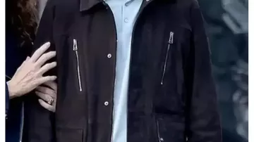 Veste noire portée par Simon (James Nesbitt) dans Run Away (S01)