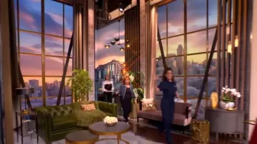 Tanya Taylor Adler Pant worn by Sunny Hostin as seen in The View on  January 7, 2026