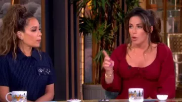 Doen Quintessa Cotton Midi-Dress worn by Alyssa Farah Griffin as seen in The View on January 7, 2026