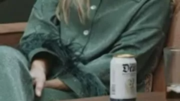 Green Pajamas worn by Kristen Bell in Jodie Foster Talks Taking on an All-French Role in 'A Private Life'