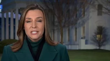 Ann Taylor Wool Blend Tailored Chesterfield Coat worn by Mary Bruce as seen in Good Morning America on January 6, 2026