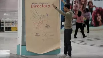 New Balance 9060 Lifestyle worn by Gregory Eddie (Tyler James Williams) as seen in Abbott Elementary (S05E09)