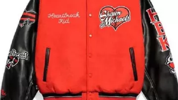 HBK Varsity Jacket worn by Shawn Michaels in Shawn Michaels HBK WWE Titantron