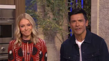 Altuzarra Peirene Printed Maxi Dress worn by Kelly Ripa as seen in LIVE with Kelly and Mark on January 6, 2026