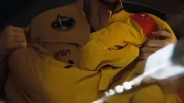 Yellow Jacket worn by Ryland Grace (Ryan Gosling) in Project Hail Mary