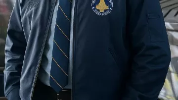 Blue Jacket worn by (Chris Pratt) in Mercy for None