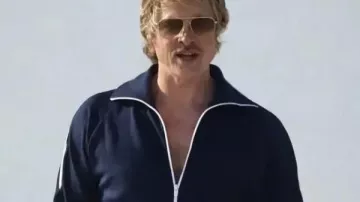 The Adventures Of Cliff Booth Brad Pitt Track Jacket worn by Cliff Booth (Brad Pitt) as seen in The Adventures of Cliff Booth