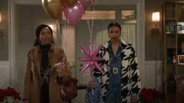 Zara Studded Bag worn by Naomi Hamilton (Arielle Prepetit) as seen in Beyond the Gates (S01E200)