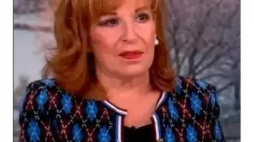 The View 2026 Joy Behar Argyle Cardigan