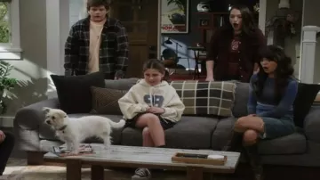 Converse Adult Street Low Top Cheetah Sneakers worn by Georgia (Barrett Margolis) as seen in Shifting Gears (S02E09)