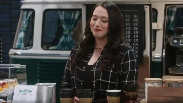 Rails Malin Button Down worn by Riley Parker (Kat Dennings) as seen in Shifting Gears (S02E09)